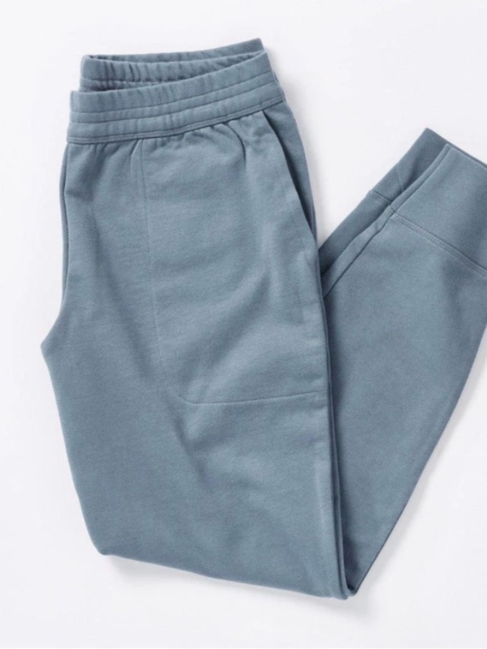 Coyuchi Slate Blue Men's Jogger Sweatpants